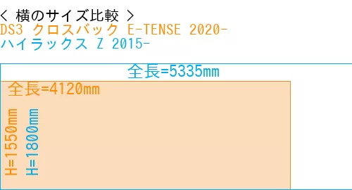 #DS3 クロスバック E-TENSE 2020- + ハイラックス Z 2015-